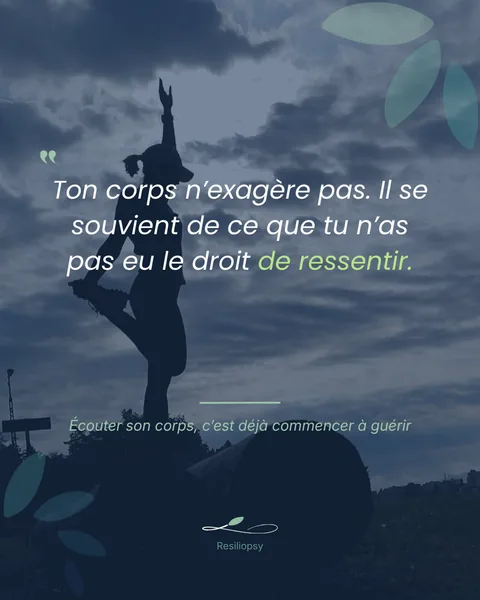 Ton corps est ton allié
