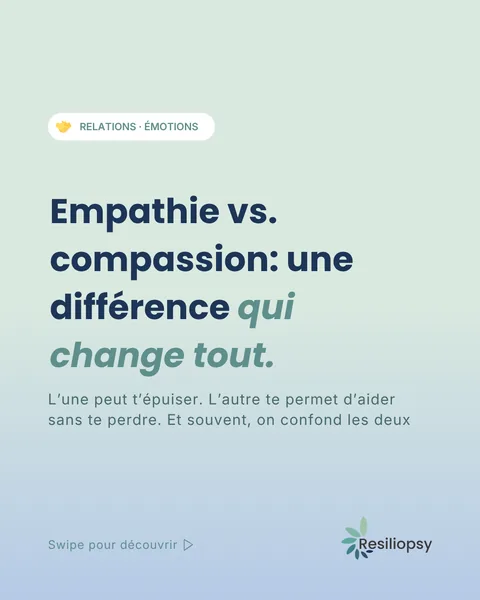 Empathie vs. compassion